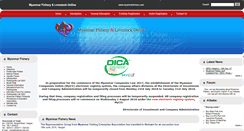 Desktop Screenshot of myanmarfishery.com